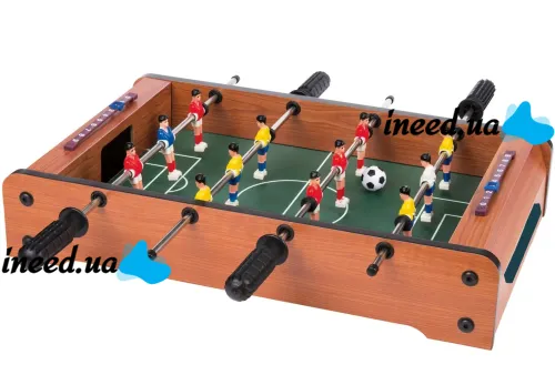 Children's board game Football Football Champions 2218 with 6 players per team with a goal counter, a table set of 12 players for two for children