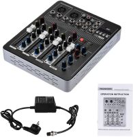 Professional Mixing Console Yamaha Mixer BT4000 2ch BT 4-Channel Active Audio Mixer with Built-in Amplifier and Bluetooth MX-4000BT Black