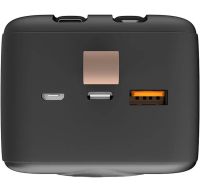 Lenyes PX487D 40000mAh 22.5W Portable Power Bank Charger with LED Display and Cables, External Battery Lightning Type-C Povebank
