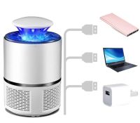 Електрична лампа приманка для комах Nova Mosquito Killer Lamp NV-818 5 Вт, USB Електрична пастка знищувач комарів і мошок