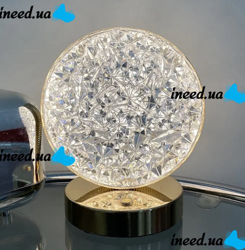 Настольная лампа-ночник Creatice Table Light 19 сенсорный ночник круг, светодиодная лампа светильник с кристаллами на акриловой подставке 3 режима