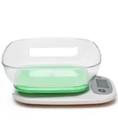 Domotec MS-125 Kitchen Electronic Scale Green up to 7 kg Domotec MX-403 battery-operated cooking scale with bowl and backlight for weighing