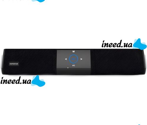 Portable Bluetooth Speaker Hopestar A3 Wireless Rechargeable Bluetooth Speaker with Touch Control and Backlight NFC MP3 AUX USB Black