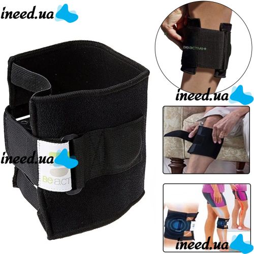 Compression Medical Cuff on the Knee Be Active Magnetic Knee Pad BeActive for Back and Leg Pain Pad Knee Brace Active Plus Black