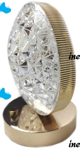 Настольная лампа-ночник Creatice Table Light 19 сенсорный ночник круг, светодиодная лампа светильник с кристаллами на акриловой подставке 3 режима