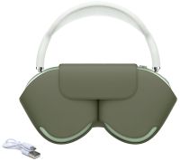 Wireless Bluetooth Headphones AirPods Max Green Full Size Bluetooth Stereo Headphones with Noise Canceling Microphone in Smart Case MGYJ3 Green