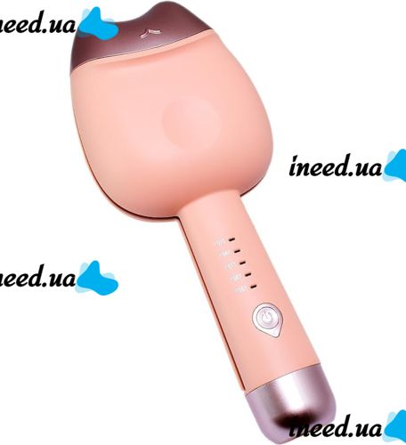 Керамическая плойка для завивки волос 32 мм Egg Roll Stick XL-290 45W, Керамические щипцы для завивки волос с двойным цилиндром для локонов Розовая