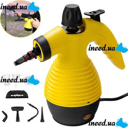 Manual Household Steam Cleaner V-MART T-005 1200W , Portable Steam Generator DF-A001 High Temperature and High Pressure 220V for Home Yellow