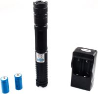 Laser pointer Laser Blue YX-B008 10000mW blue laser with replaceable nozzles up to 50 km, astronomical laser designator on battery B008