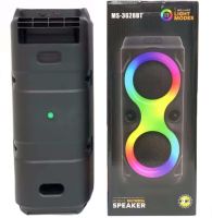 Rechargeable Speaker Speaker Bluetooth SPEAKER MS-3629BT with RGB LED Backlight Wireless Bluetooth Speaker System E4109 FM AUX from battery