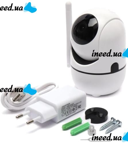 Поворотная IP-камера Smart Camera Y13G 2.0 Мп беспроводная Wi-Fi камера видеонаблюдения с распознаванием лиц и записью видео на карту microSD TF