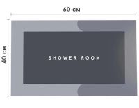 Вологопоглинаючий підлоговий килимок для ванної кімнати Shower Room AND185 нековзний швидковисихаючий всмоктуючий килим на підлогу у ванну 60х40 см