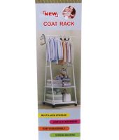 Підлогова вертикальна стійка вішалка для одягу Coat rack Traingular 160Х55 см багатофункціональна пересувна полиця для зберігання речей до 20 кг