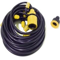 Садовый туманообразователь 10 м Patio Mist Mistcooling Kit BD-182 Автоматическая система капельного полива, оросительная система, автополив Muciakie