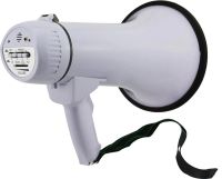 Hand-held megaphone horn HW-20B 30W range 300m large speaker on a belt with a remote microphone and voice recording function on a HW20B battery