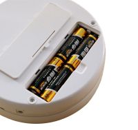 Настільне кругле косметичне дзеркало з LED-підсвічуванням My Fold Away для макіяжу, складане збільшувальне дзеркало 10x-трансформер з органайзером