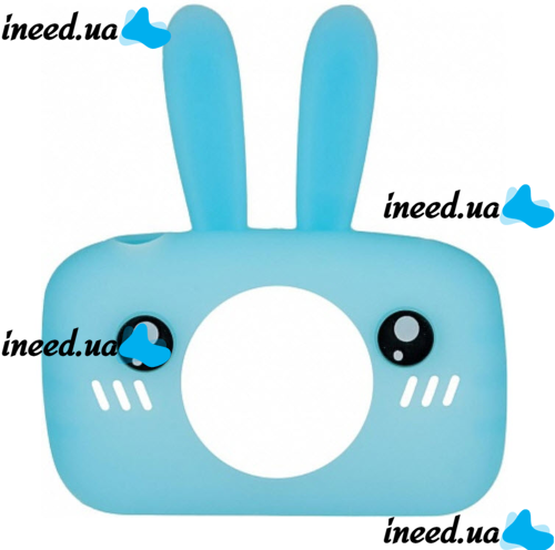 Children's Rechargeable Camera DVR Baby Camera XL-500R Bunny, Children's Digital Camera 7688 600mAh, Digital Camera for Children Blue