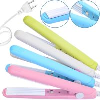 Mini curling iron for hair ProMozer MZ-7052 flat iron for styling and basal volume, travel ceramic curling iron with case 220W MZ7052