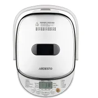 Electric bread Maker Ardesto BMG-750 500W for home baking bread, Bread Maker with LCD display 12 modes up to 750 grams from 220V network White
