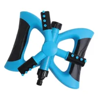 Automatic Sprinkler with Three Forks Lawn Sprinkler for Lawn Watering, Smart Lawn Irrigation System, 360 Degree Rotating Sprayer