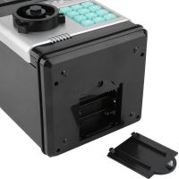 Дитяча електронна скарбничка сейф Mony Safe, купюроприймач, банкомат, з кодовим замком для паперових купюр, монет на батарейках Piggy number Bank