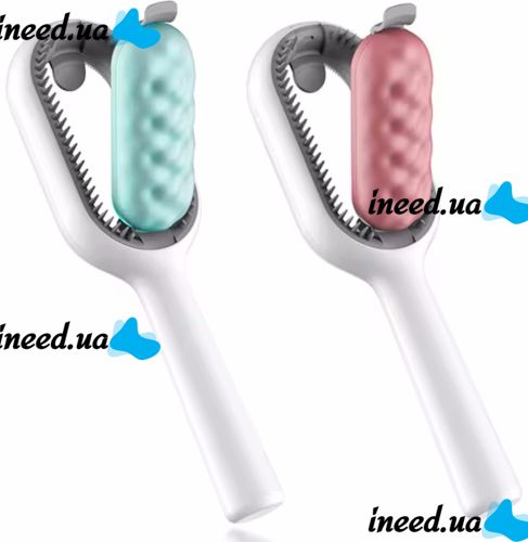 Універсальна щітка Pet Cleaning Hair LY-364 для сухого і вологого вичісування собак і котів, гребінець для грумінгу тварин з відсіком для води