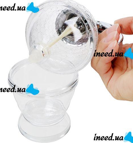Диспенсер для меда Honey Dispenser ручной дозатор 200 мл, емкость колба для соусов, карамели, варенья, диспенсер-дозатор на подставке 10*15 см