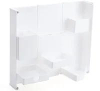 Desktop Folding Organizer Folding Storage Box FB-1990 for stationery, Stand case for office and small items for 6 compartments