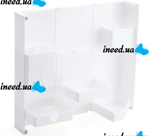 Desktop Folding Organizer Folding Storage Box FB-1990 for stationery, Stand case for office and small items for 6 compartments