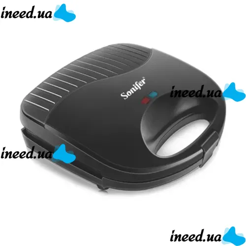 Waffle Maker Sonifer Cone Maker SF-6043, Electric Waffle Maker for Belgian Waffles, Household Sandwich Maker Sandwich Maker Waffle Maker 750 W Black