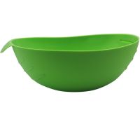 Силіконова миска для випічки Silicone Cooking Pocket 24.5 * 22 см миска-форма, конверт для запікання і готування, кругла форма для кухні Зелена