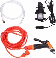 Автомобільна мийка високого тиску Power Wash CW-102 12V 100W Мембранний насос DP-537 5,5 л / хв для кемпінгу і миття машини від прикурювача MA-12
