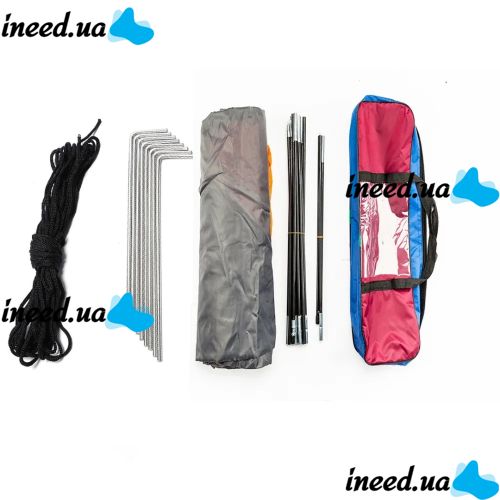 4-seater transformer tent California FRT-416 four-seater 200x200x110 cm, hiking camping, four-person, for 4 persons