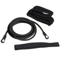 Регульований поясний ремінь для тренувань плавання Swimming Training Belt в басейні, Тренувальні гумки для навчання плаванню дорослих і дітей