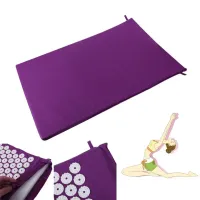 Ортопедичний акупунктурний масажний килимок Acupressure Mat для спини, голови, шиї, ніг, стоп, аплікатор Кузнєцова для голчастого масажу тіла