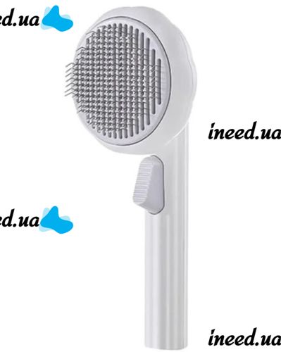 Щітка для вичісування шерсті для тварин Pet Brush pumpkin, Ковтуноріз для чищення підшерстя у собак і котів з кнопкою для грумінгу котів Дешеддер