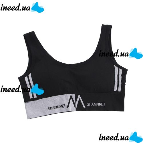 Спортивний топ Shoulder Sports Suit Shannmei ABC888, безшовний бюстгальтер, ліфчик пуш-ап з м'якими чашками для спорту, тренувань, Shanmei