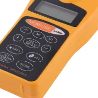 Ультразвуковий далекомір з лазерною указкою Ultrasonic OQ03 з екраном лазерна рулетка, Ультразвукова лінійка CP-3007 з термометром і калькулятором