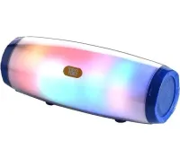 Бездротова Bluetooth колонка T & G TG165C з RGB LED підсвічуванням і функцією Power Bank, акумуляторна блютуз акустика SPS UBL USB AUX для Android IOS