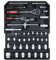 Автомобільний набір інструментів Tool Set MD-16064 187 предметів з тріскачкою для машини і вдома Комплект ручного інструменту MAG-835 у валізі