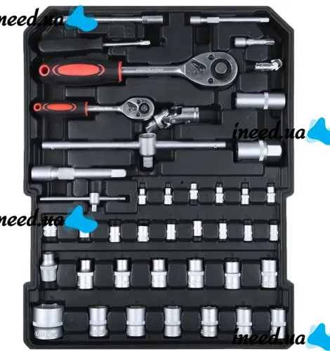 Автомобільний набір інструментів Tool Set MD-16064 187 предметів з тріскачкою для машини і вдома Комплект ручного інструменту MAG-835 у валізі
