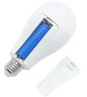 FA-3830 Emergency light bulb with 18650 battery in E27 cartridge Self-contained energy-saving LED lamp with 7300K batteries FA-3820 from USB