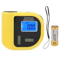 Electronic laser ruler Kronos Top CP-3010 3 in 1 level 18 m, laser rangefinder, construction tape measure for determining accurate measurements Yellow