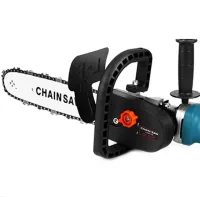 Chain Saw Nozzle 12" Chain saw for the Grand 300QF Pro Grinder with a chain lubrication system for 30cm Bulgarians with a handle and an oil tank
