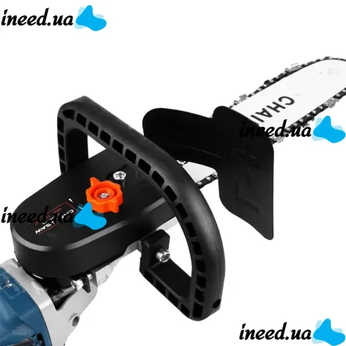 Chain Saw Nozzle 12" Chain saw for the Grand 300QF Pro Grinder with a chain lubrication system for 30cm Bulgarians with a handle and an oil tank