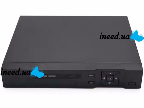 Wired DVR UKC CAD 1216 AHD 16 Channel, Network IP Recorder for 16 Cameras for Video Surveillance and Camera Control Black