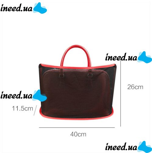 Multifunctional Car Bag Pocket Handbag Holder, Car Organizer in the Car, Animal Limiter Mesh Pocket 40x26 cm