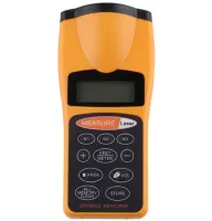 Ультразвуковий далекомір з лазерною указкою Ultrasonic OQ03 з екраном лазерна рулетка, Ультразвукова лінійка CP-3007 з термометром і калькулятором