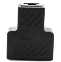 Одноканальний пасивний подвійний перехідник Подовжувач HDMI сигналу-2xRJ45 адаптер Voltronic по UTP кабелю по двом крученим парам до 30м 1080p Чорний