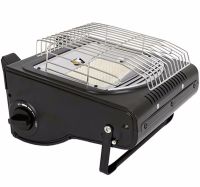 Table gas heater SI YI JIA SYJ-8508 stove for 1 burner with piezo ignition, ceramic heater and cylinder adapter Ax-016-3